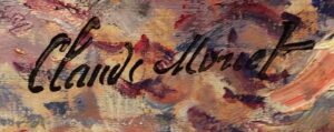Signatures Claude Monet