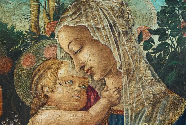 Umberto Giunti dettaglio Madonna con Bambino