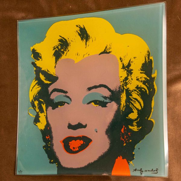 Square Glass Plate Marilyn Designed by Andy Warhol Rosenthal