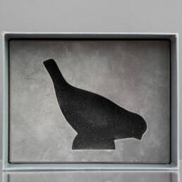 Astuccio Originale René Lalique Uccellino in Vetro