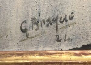 Signature de l’artista George Braque 24