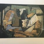 Stille life with musical instruments by Georges Braque