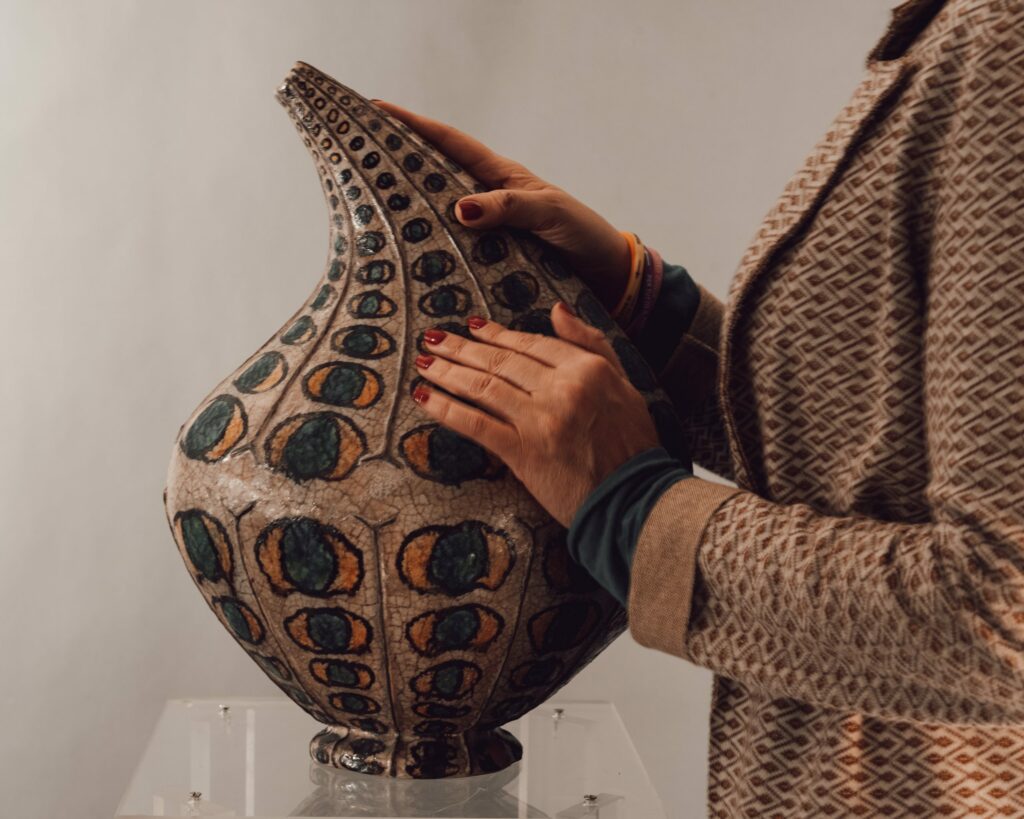 Vase archaïque de Carlo Zauli début des années 1950