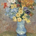 Fiori in un vaso blu Van Gogh