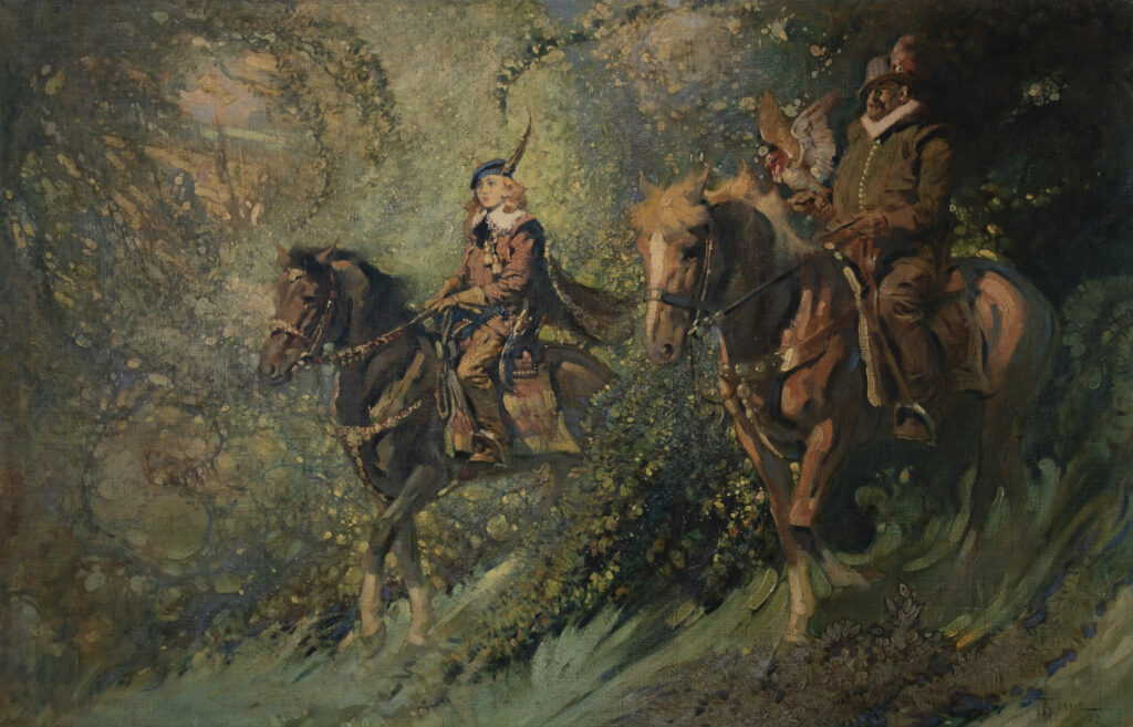 Thomas Hutchison Peddie oil on canvas