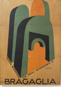 Casa d'arte Bragaglia affiche di Fortunato Depero