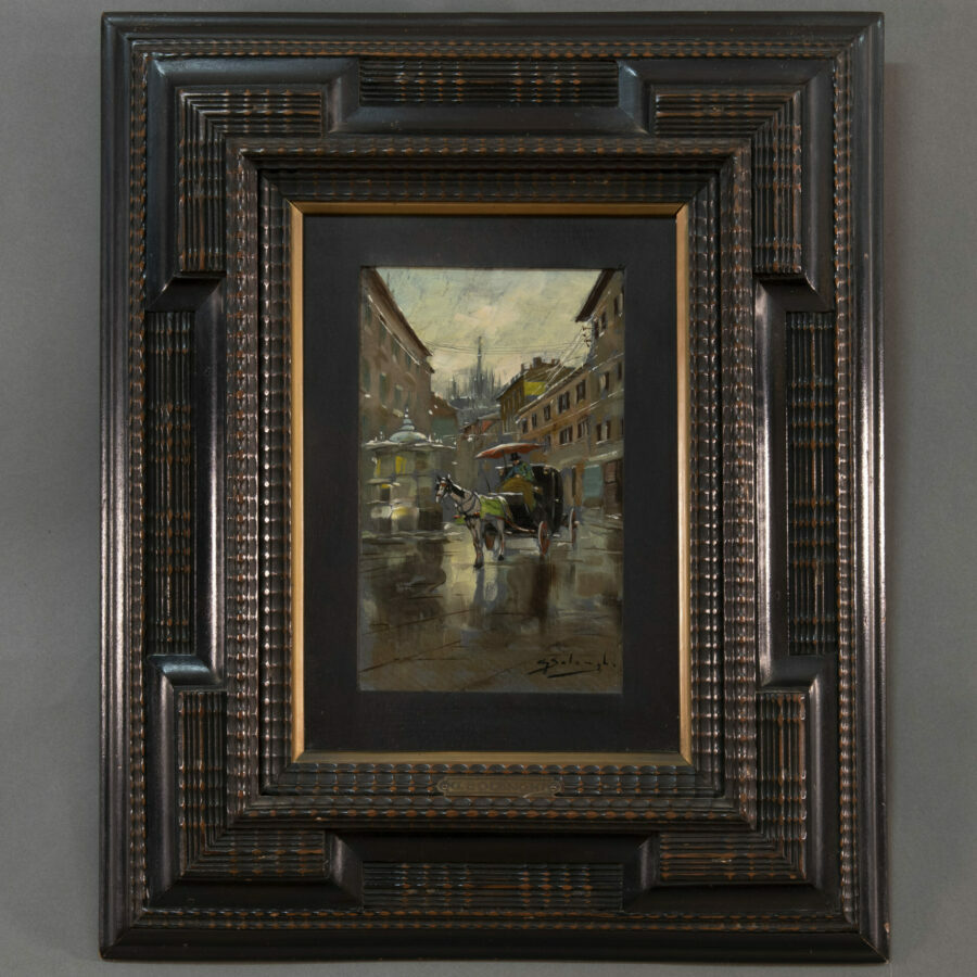 Giuseppe Solenghi antique painting for sale on Egidi MadeinItaly
