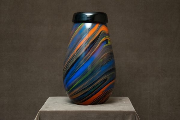 Modern Glass Vase Missoni Murano