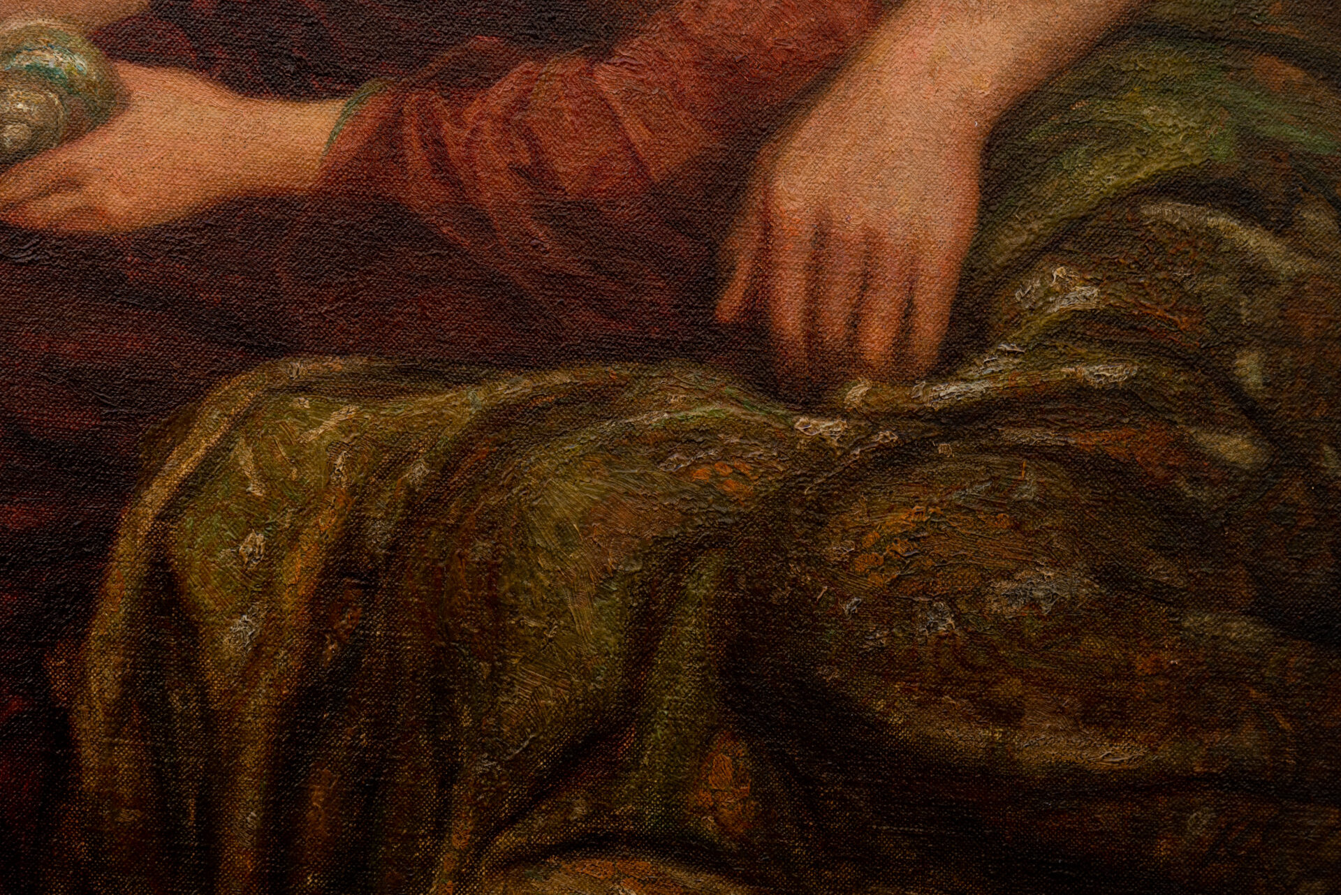 Pre-Raphaelite Painting by Arthur Augustus Dixon