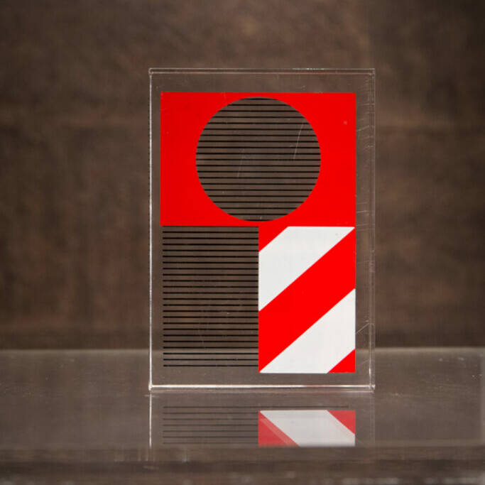 Kumi Sugaï Multiplo in Plexiglas Firmato e Numerato