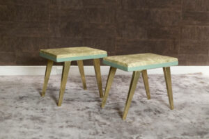 Pair of Italian Brass Stools
