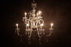 Italian Murano Chandelier Archimede Seguso