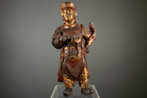 Old Chinese Sculpture Wei Tuo Pusa
