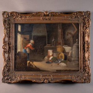 Old Flemish Master Painting Cornelis Dusart