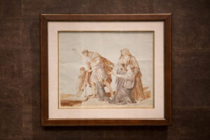 Disegno Neoclassico a Matita Sanguigna