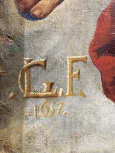 Signature par Luca Giordano Art Ancien