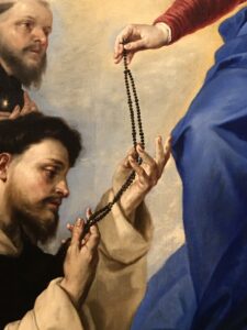 Quadro Antico San Domenico di Luca Giordano