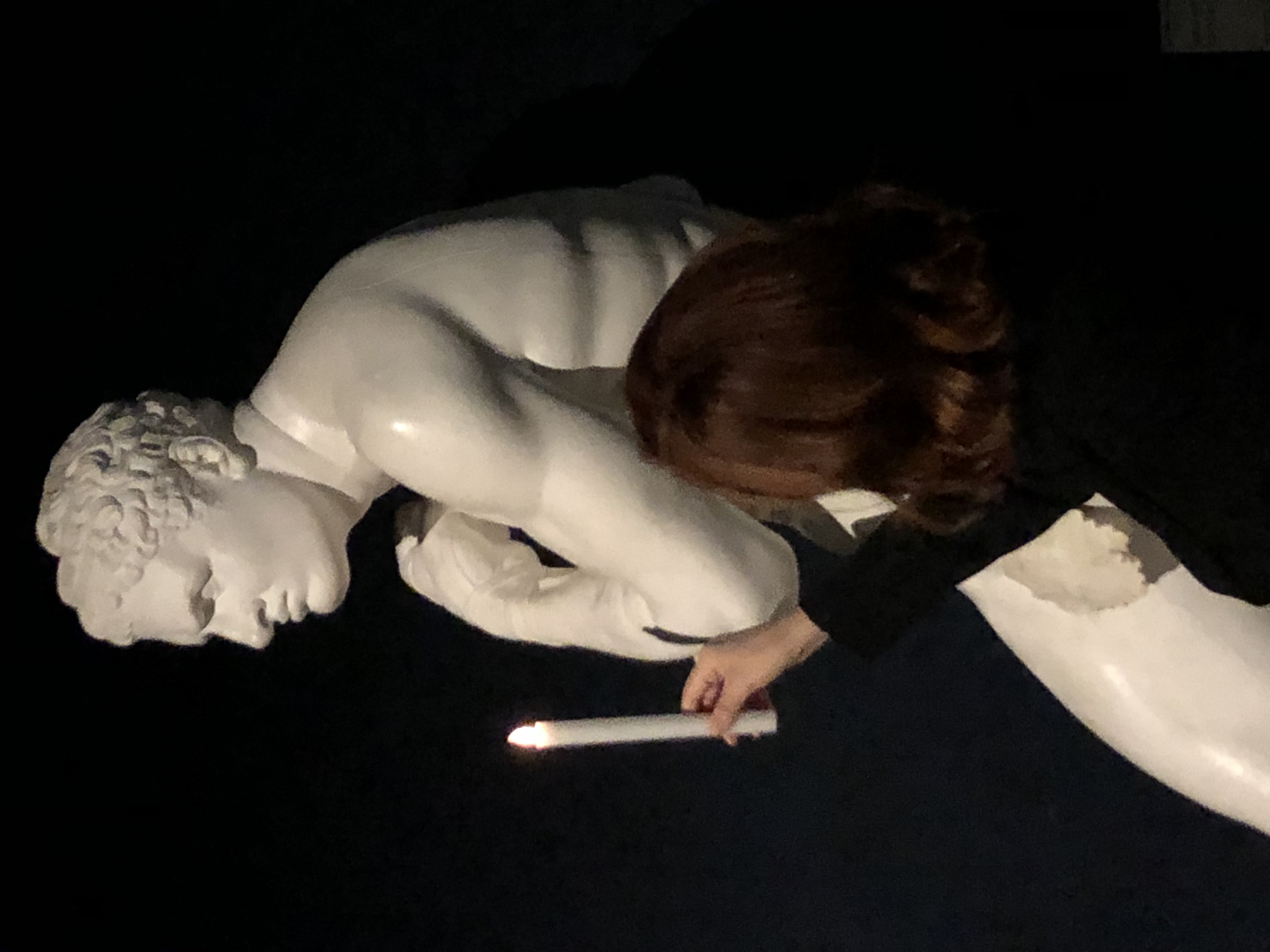  Beauté Éternelle aux Chandelles Canova Artiste Italien Néoclassique 