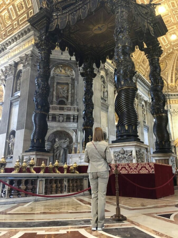 Le Baldaquin par le Bernin Musées du Vatican