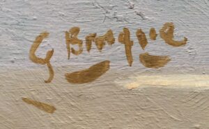 Signature de l’Artiste Georges Braque