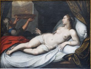 Quadro antico Danae e la pioggia d’oro