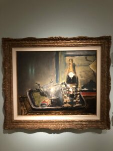 La bottiglia di champagne