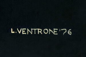 Italian Modern Art oil on canvas 1976