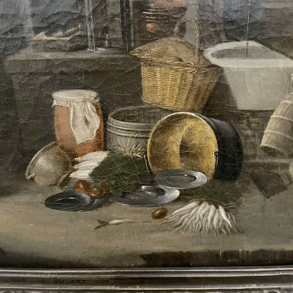 Cornelis Dusart Antique Flemish painting
