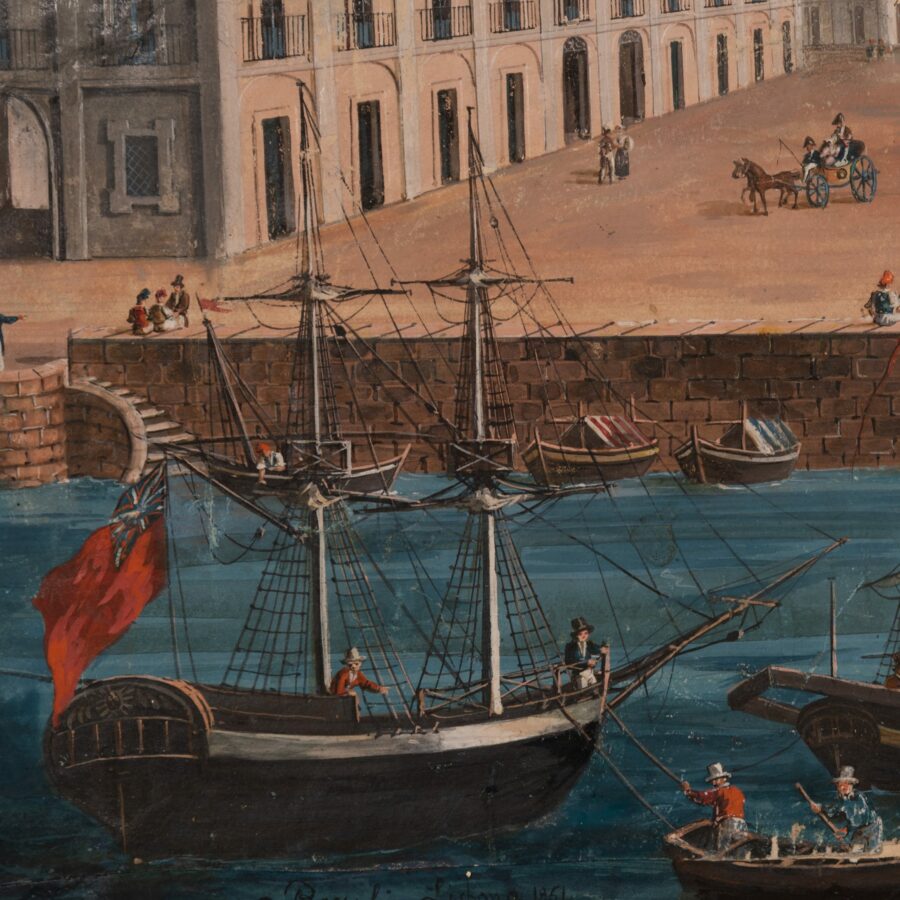 Carlo Bossoli, tempera on paper