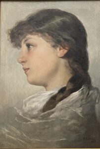 Edoardo Dalbono Ritratto di fanciulla