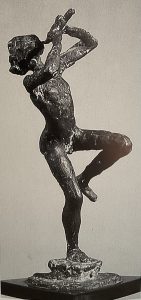 Luigi Broggini Scultura in Bronzo Ballerina con flauto