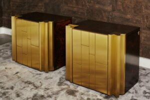 Luciano Frigerio Coppia Comodini