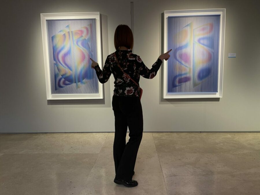 Alberto Biasi, grand artiste contemporain d'art optique et d'art cinétique, est présent sur Egidi MadeinItaly.