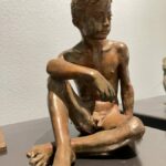 Sculpture en Bronze  Narcisse signé Francesco Messina