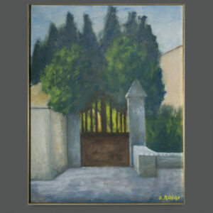 Ottone Rosai painting Il Cancello for sale on Egidi MadeinItaly