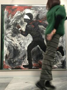 Franco Angeli tecnica mista su tela Anonimo euroasiatico