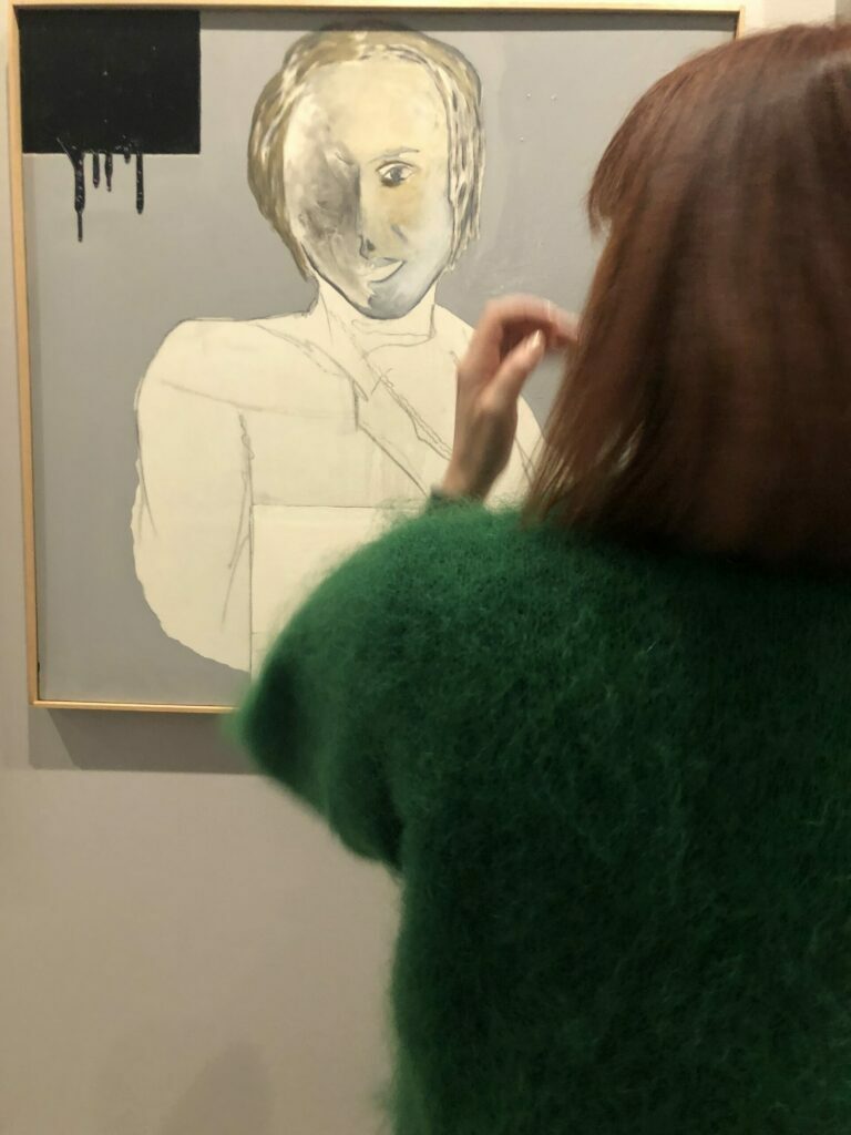 Franco Angeli Mario Ritratto di Mario Schifano