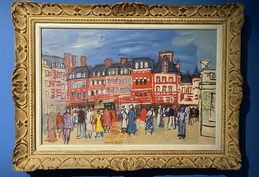 Houses in Trouville by Raoul Dufy the painter of joy
