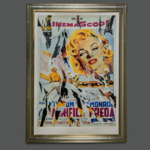 Mimmo Rotella silkscreen printing