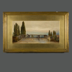 Ettore Roesler Franz watercolour