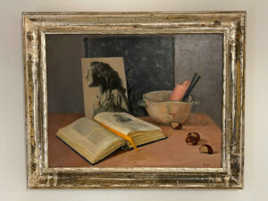 Cipriano Efisio Oppo Le castagne 1942 da leggese su Egidi MadeinItaly