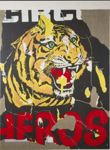 Mimmo Rotella's decollages Tiger
