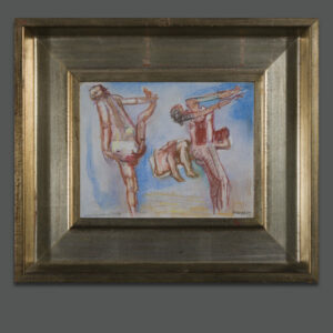 Fausto Pirandello pastel