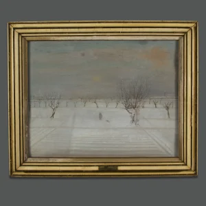 Demetrio Tabacco, Nevicata nella campagna vercellese, 1947