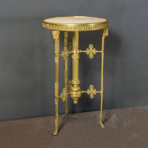 Guéridon Empire en bronze doré en vente sur Egidi MadeinItaly