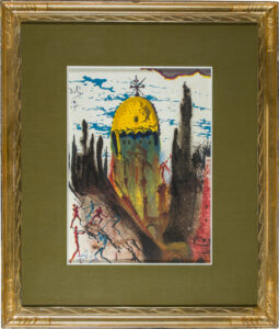 Salvador Dalí Roméo et Juliette lithographie surréaliste originale