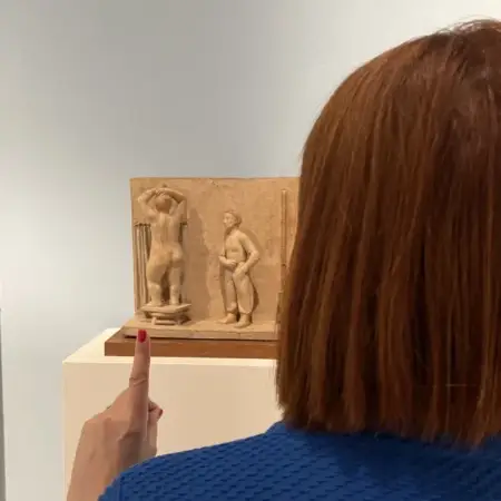 La modella del 1945 Gaetano Martinez scultore leccese