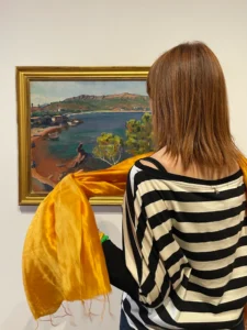 Olio su tele del 1909 paesaggio marino di Albert Marquet